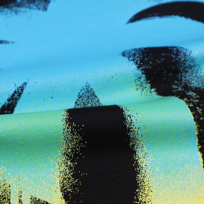 Palm Angle T Shirts Palm Pattern Color Gradient Painting