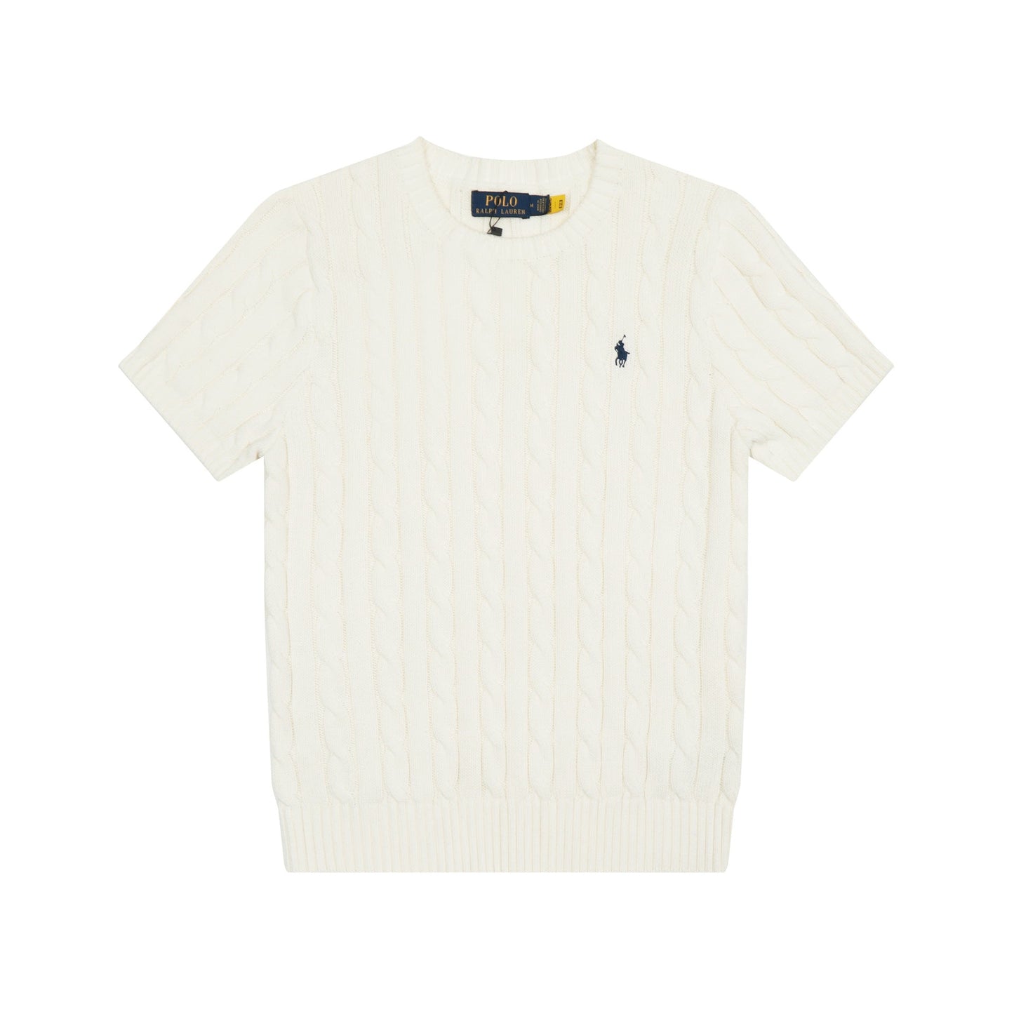 Ralph Lauren Knitted sweaters Ralph Lauren Knitted Short Sleeved Shirt Small Standard Twist Knitted Crew Neck Short Sleeve