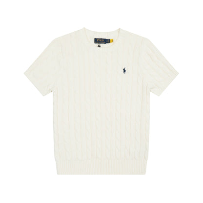 Ralph Lauren Knitted sweaters Ralph Lauren Knitted Short Sleeved Shirt Small Standard Twist Knitted Crew Neck Short Sleeve