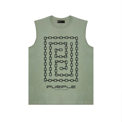 Purple Brand Tank T Shirts Sleeveless T-shirt Vest