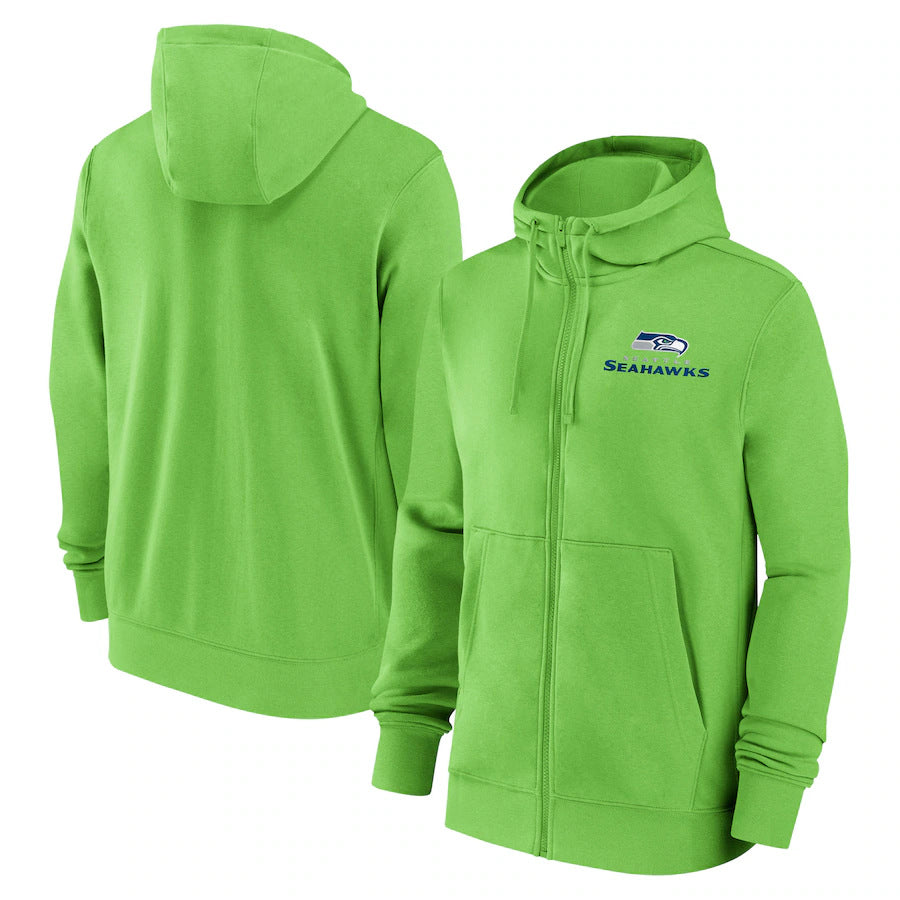 NFL Hoodie Autumn Cardigan Zip Hoodie Casual Sports NFL