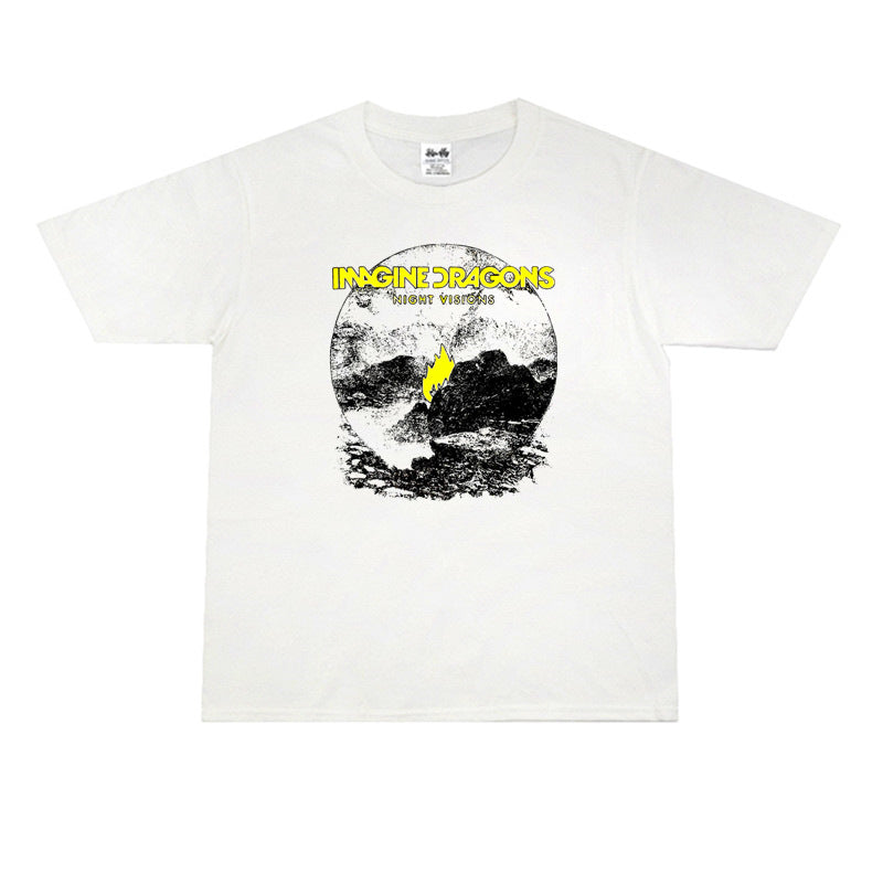 Rock Star T Shirt Dream Dragon Band Dream Dragon Mystery Band Printed T-shirt