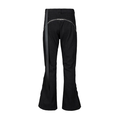 MIJKO Mens Vintage Pants MIJKO Mens Women's Autumn/Winter Urban RICK Zipper Pants Jeans