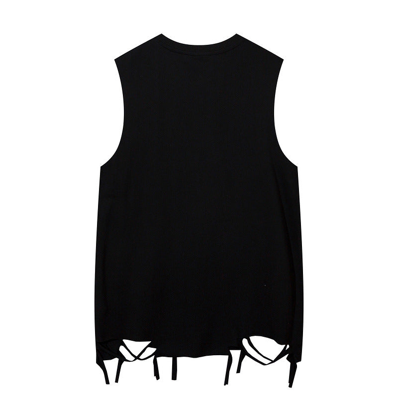 Women Vest Butterfly Graffiti Vest