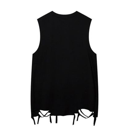 Women Vest Butterfly Graffiti Vest