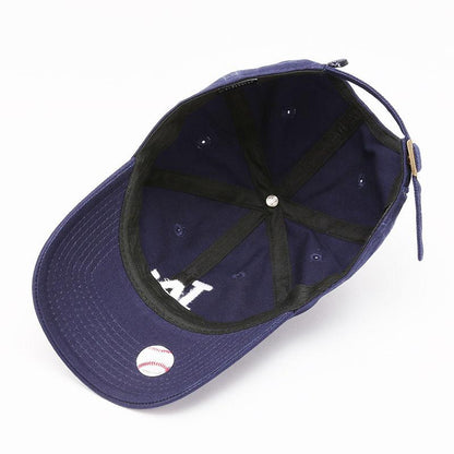 Dodgers and Yankees Baseball Cap 47brand Baseball Cap Women's Navy Blue Embroidered Peaked Cap