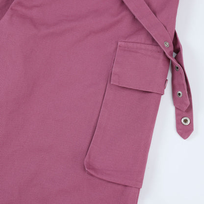 Men Sweatpants Multi-Pocket Loose Wide Leg Straight Long Pants