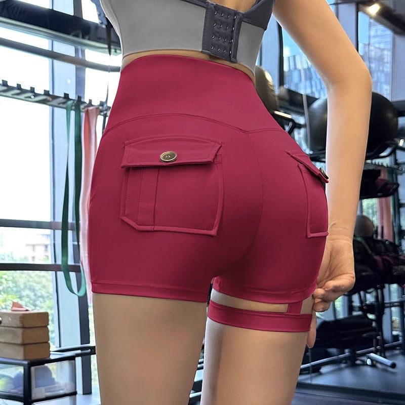 Women Yoga Sports Shorts Sexy Running Fitness Sports Hot Pants