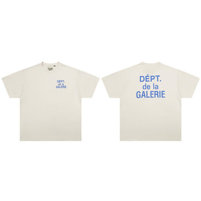 Gallery Dept T-Shirt Alphabet Slogan Short Sleeve T-Shirt