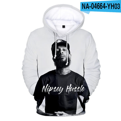 Nipsey Hussle Hoodie Digital 3D Printing