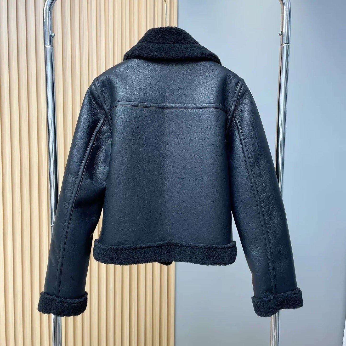 Women Cotton Coat Lamb Wool Loose Thick