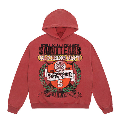 Unisex Hoodies Saint Michael Loose Hip Hop Sweater