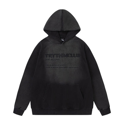 Men Hoodie Old Casual Hooded Sweater Men and Women Oversize Couple's Tops