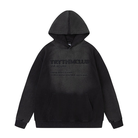 Men Hoodie Old Casual Hooded Sweater Men and Women Oversize Couple's Tops