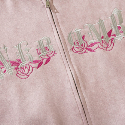 Men Jacket Coat Letter Embroidery Baggy Coat Spring and Autumn Long Sleeve Casual Flight Jacket