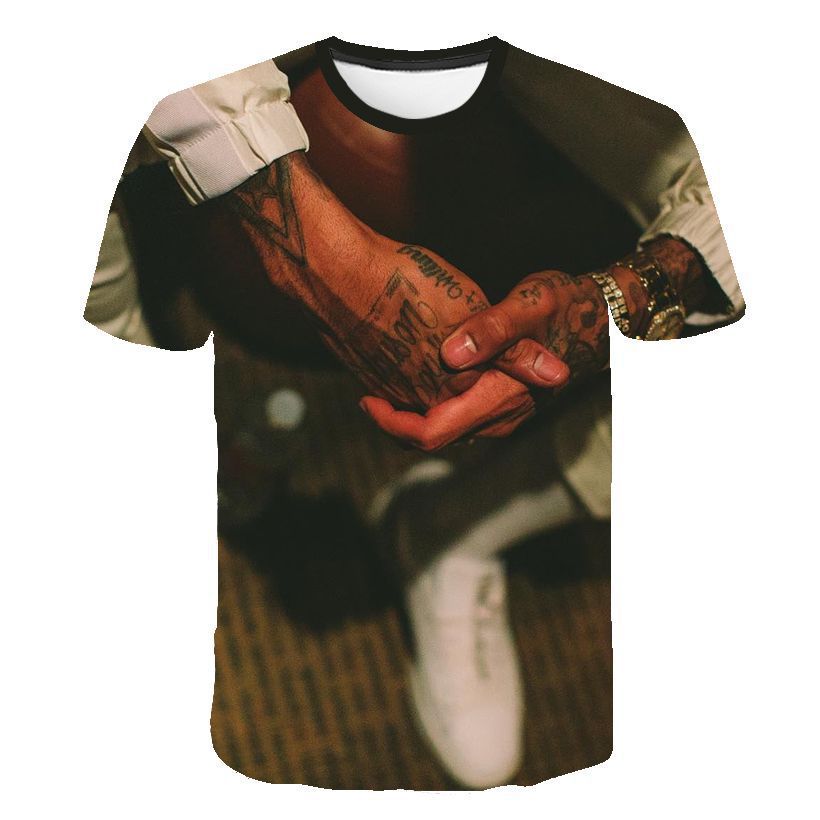 Nipsey Hussle T Shirts 3D Digital Printing Words