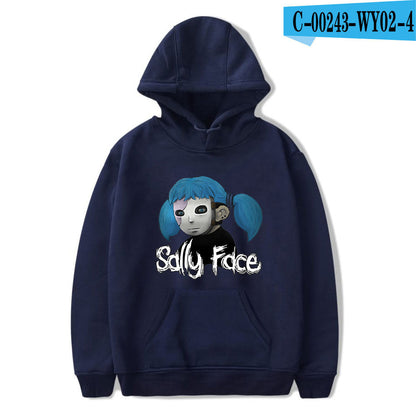 Sally Face Hoodie Game Character Printing Fashion Personality