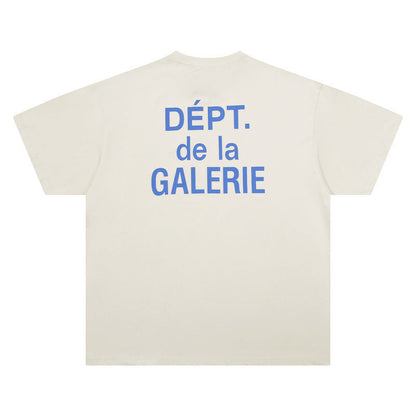 Gallery Dept T-Shirt Alphabet Slogan Short Sleeve T-Shirt
