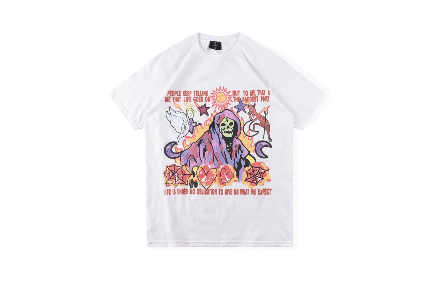 Cpfm T Shirt Portrait Printed Men's and Women's Short-Sleeved T-shirt