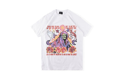 Cpfm T Shirt Portrait Printed Men's and Women's Short-Sleeved T-shirt