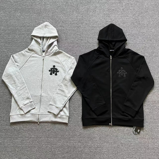 CHH Chrome Heart Hoodie Chrome Heart Chrome cotton terry hooded sweater for men and women