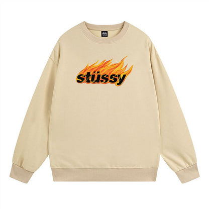 Stussy Sweatshirts Crew Neck Fleece Sweater