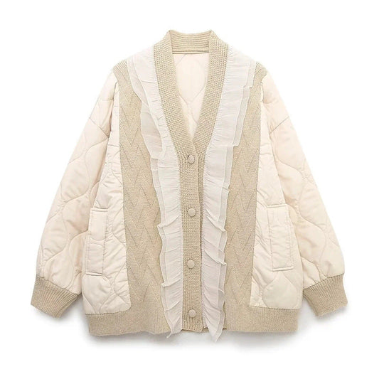 Women Cotton Coat Loose All-Matching Lazy Style plus Size