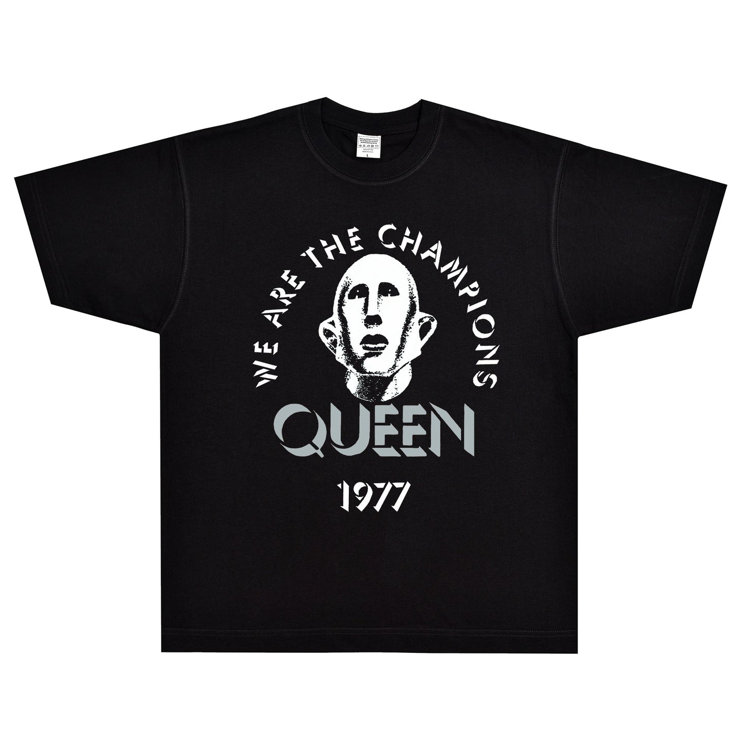 Rock Star T Shirt Queen We Are The Champions T-shirt Rock Band American Style Loose Vintage Short Sleeve