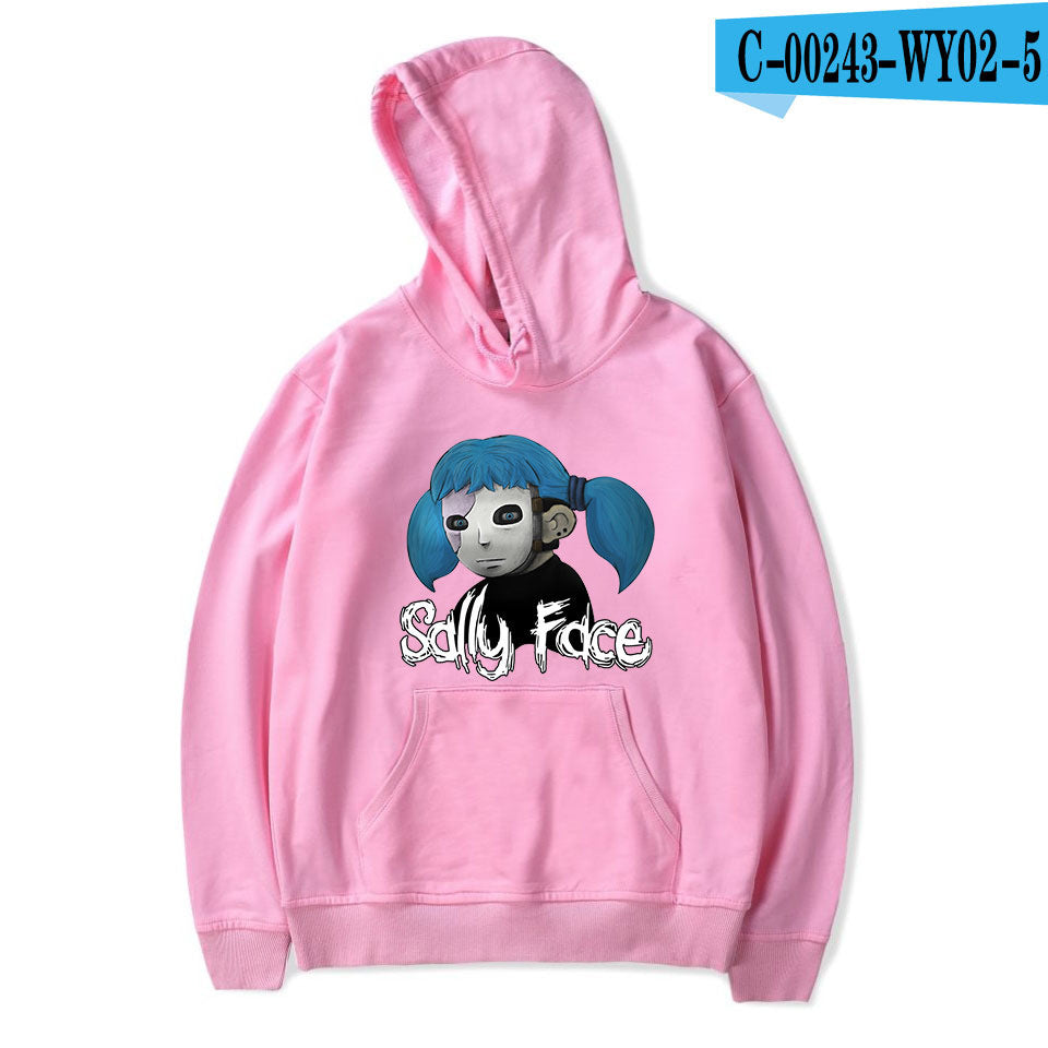 Sally Face Hoodie Game Character Printing Fashion Personality