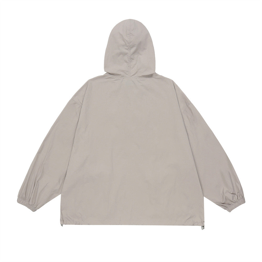 Men Jacket Coat Spring and Autumn Shell Jacket Men's Outdoor Sports Hooded Coat Jacket Sun Protection Clothing