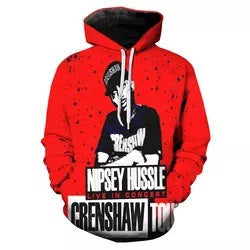 Nipsey Hussle Hoodie 3D Printing plus Size Sweater