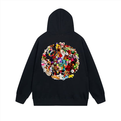 Stussy Hoodie Zip Cardigan Hooded Sweater