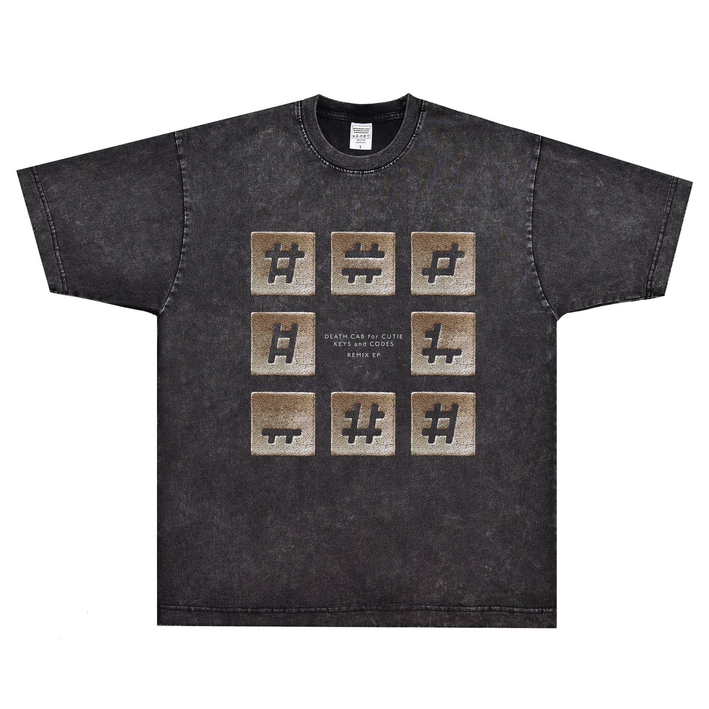 Rock Star T Shirt Death Cab for Cutie T-shirt Rock Band American Retro Loose Short Sleeve
