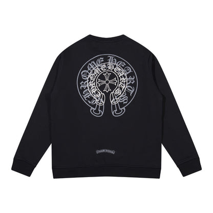 Chh Chrome Heart Long Sleeve Shirt Unisex Fashion Loose Long Sleeve Shirt