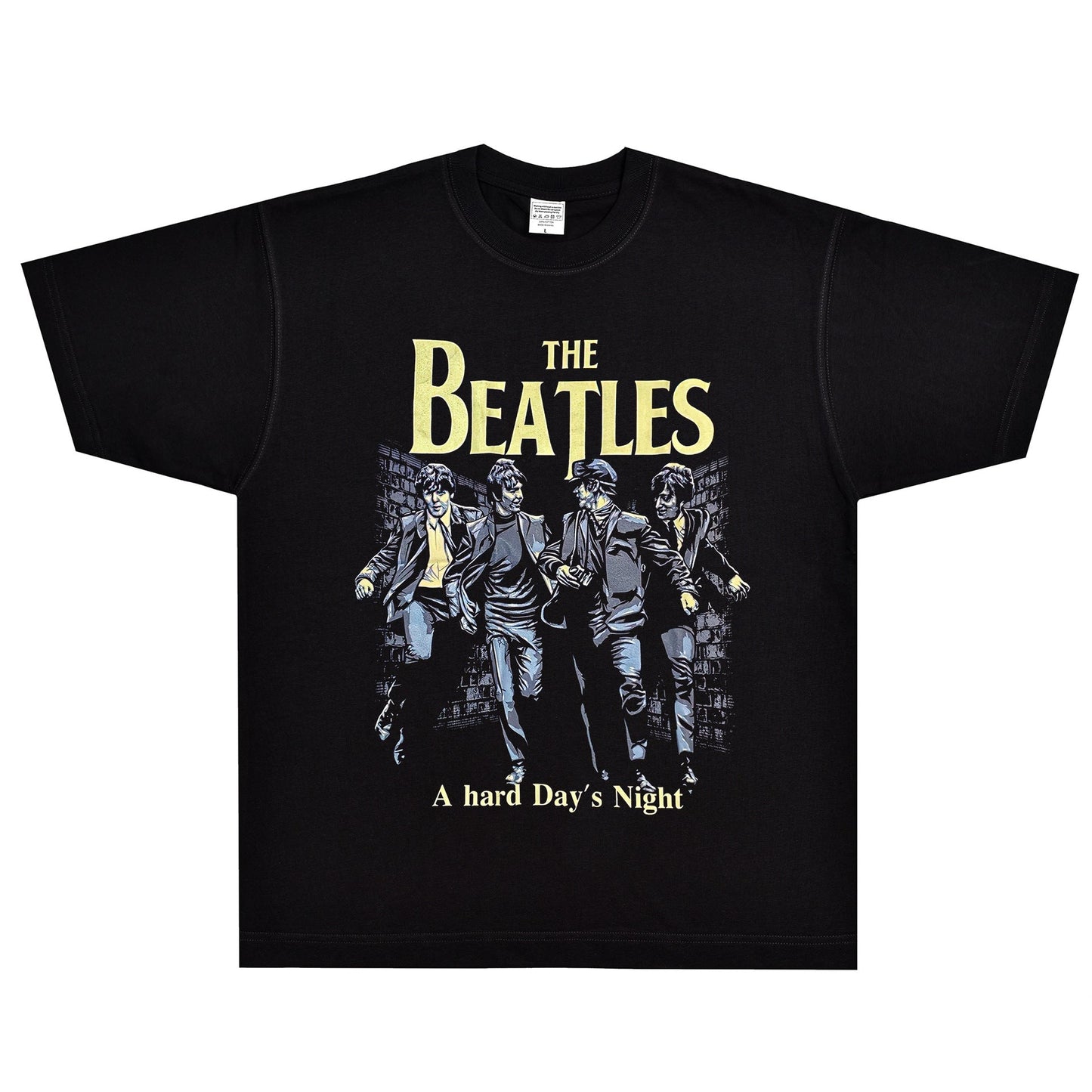 Rock Star T Shirt the Beatles A Hard Days Night Rock Band T-shirt American Style Loose Vintage Short Sleeve