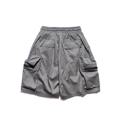 Men Shorts Multi-Pocket Functional Workwear Shorts