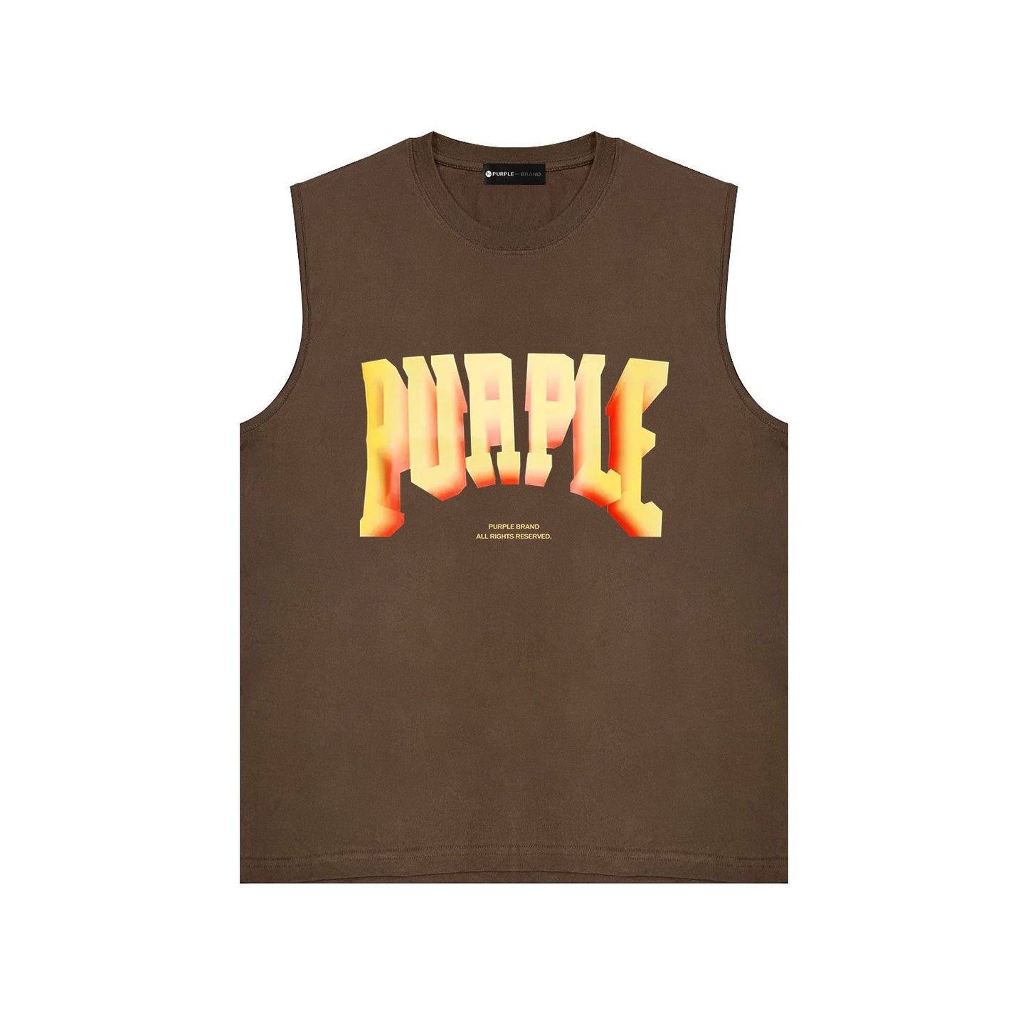 Purple Brand Tank T Shirts Sleeveless T-shirt Vest