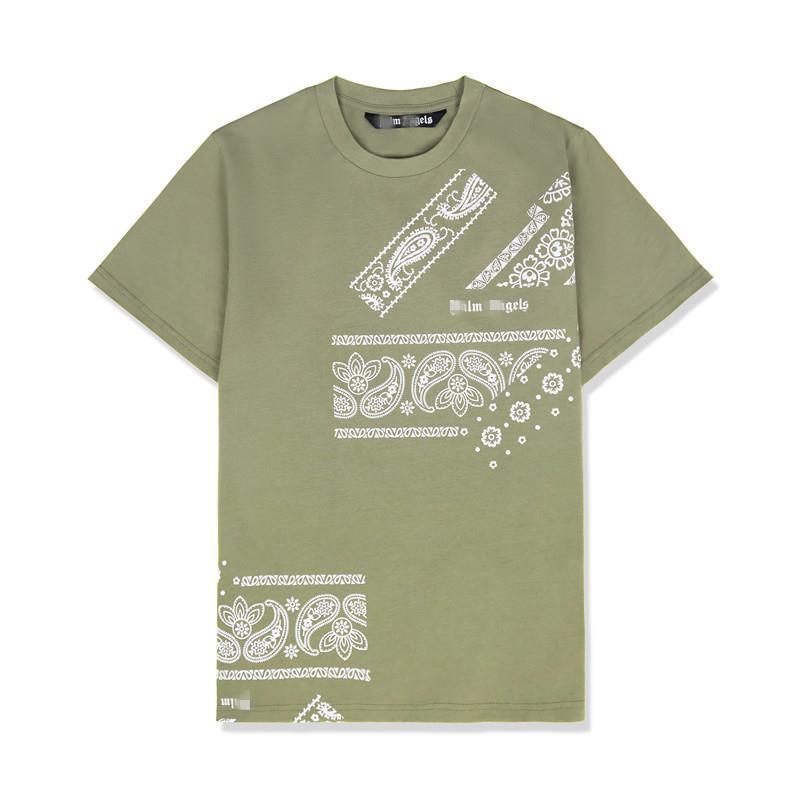 Palm Angle T Shirts Retro Loose Couple