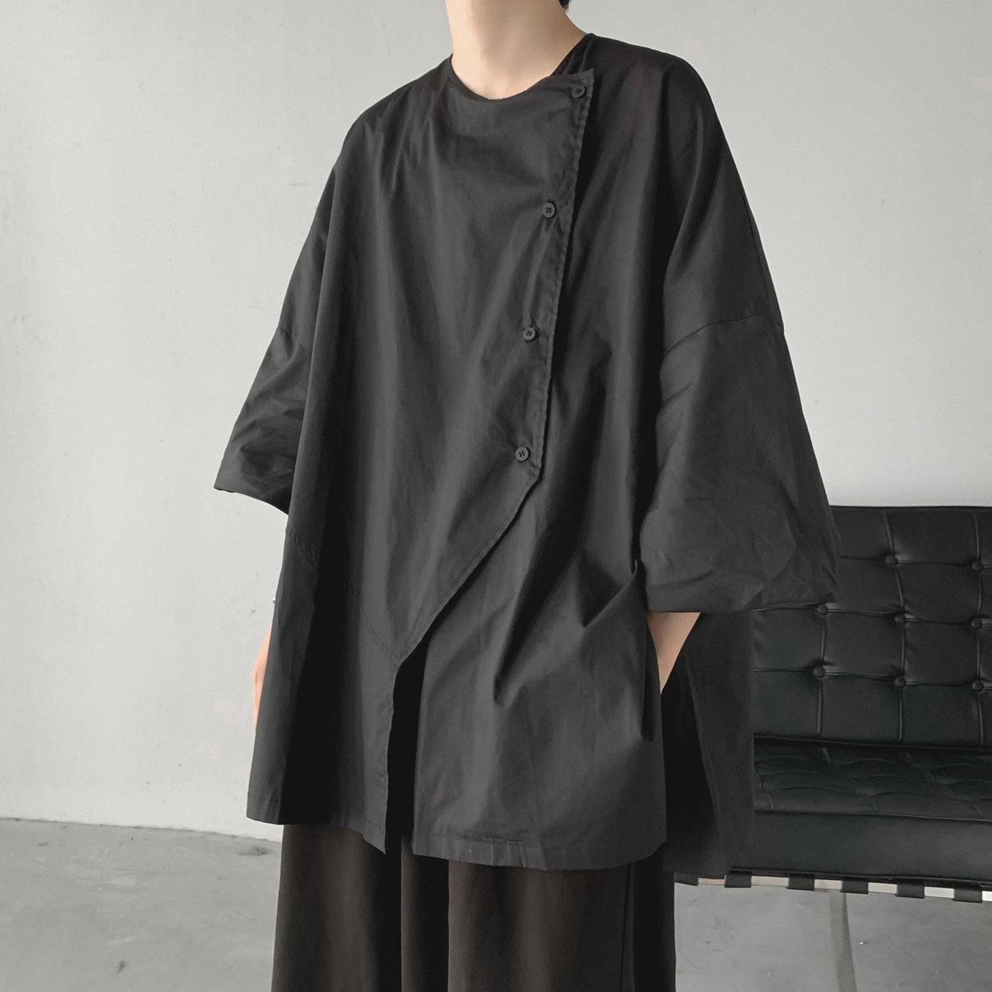 Men's Shirt Retro Loose Summer