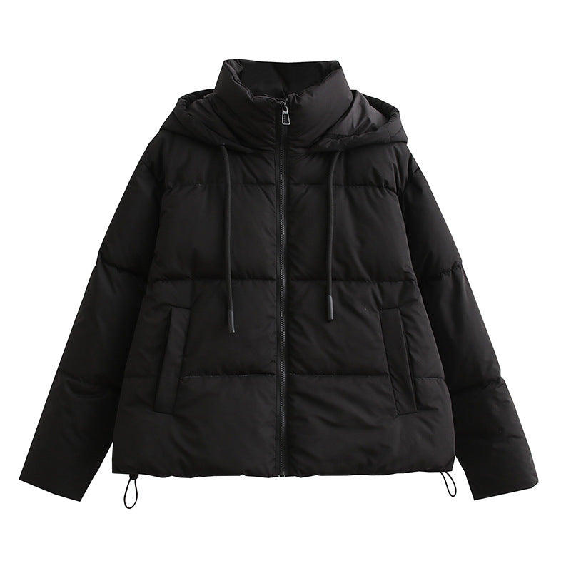 Women Cotton Coat Simple Casual Cotton-Padded Jacket Loose