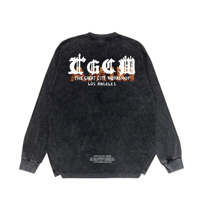Amiri Long-Sleeve Shirt Vintage Long Sleeve T-shirt