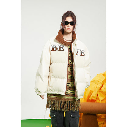 Unisex Coat Unisex Thickened Warm-Keeping Cotton Clothing