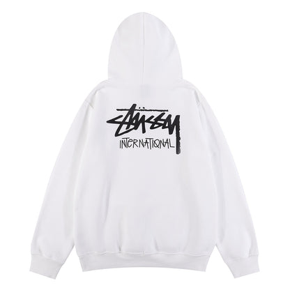 Stussy Hoodie Fashion Fleece Hooded Sweater