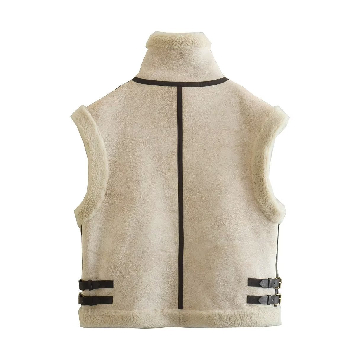 Women Cotton Coat Imitation Lamb Fur Jacket Loose Casual