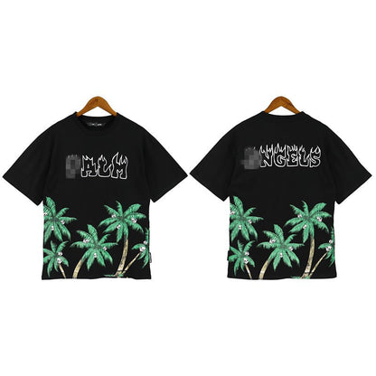 Palm Angle T Shirts Palm Print Short Sleeve