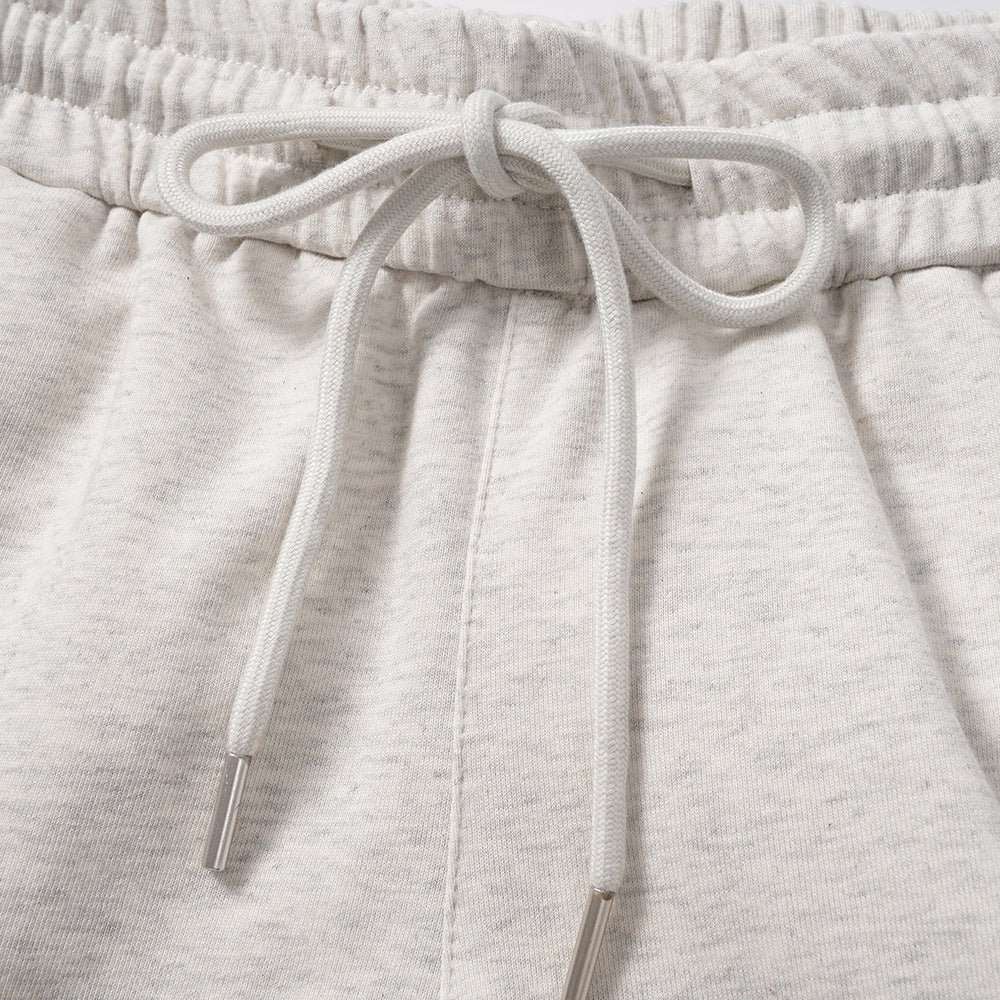Men Sweatpants Sports Casual Pants Side Striped Stitching Elastic Waist Straight Sweatpants Loose Trousers