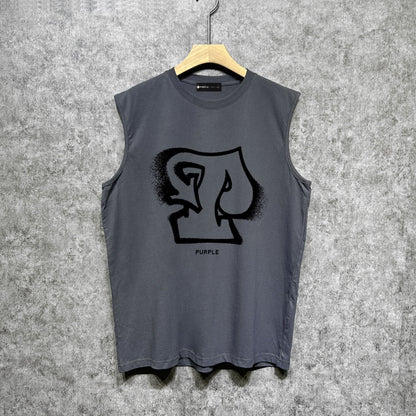 Purple Brand Tank T Shirts Sleeveless T-shirt Vest