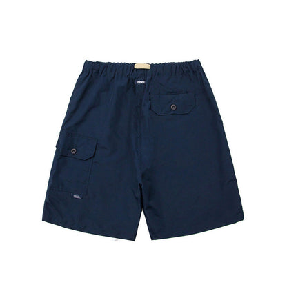 Men Shorts Cityboy Solid Color Summer Five-Minute Pants Shorts