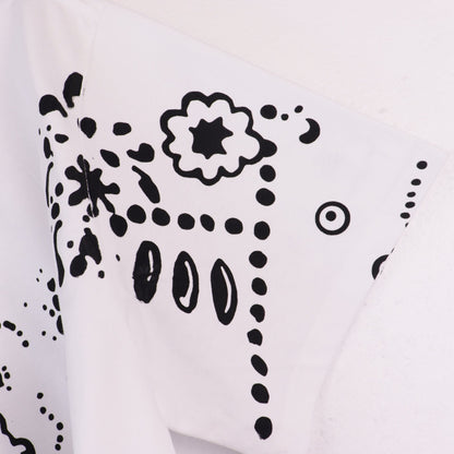 Denim Tears T Shirts D.T Kapok Full Printed Graffiti Printing Short Sleeve T-shirt