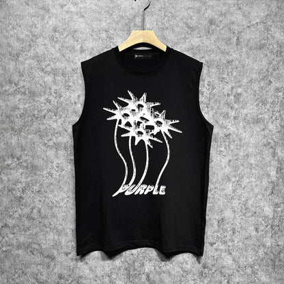 Purple Brand Tank T Shirts Sleeveless T-shirt Vest
